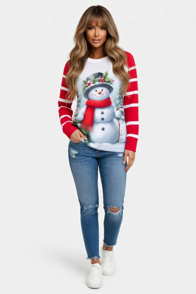 Printed Oversized Sweatshirt — front view