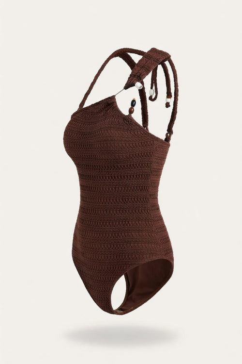Conservative One-Piece Swimsuit — side view