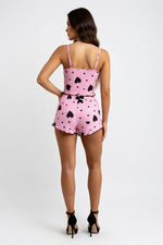 Printed Cami Short Set — back view