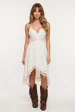 Lace Strappy Dress — front view