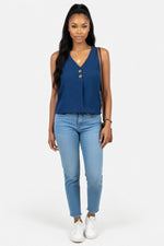 Solid Cami Top — Blue