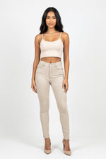 Modal Halter Vest — Nude