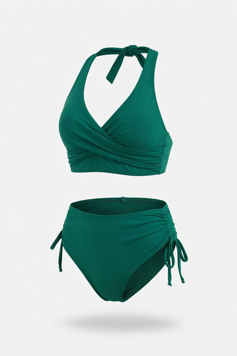 Multi-Color Twist Bikini Set — front view