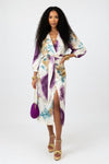 Printed Waist Tie Dress