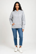 Letter Print Sweatshirt — Grey
