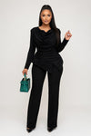 Pleated Two-Piece Co-Ord Set