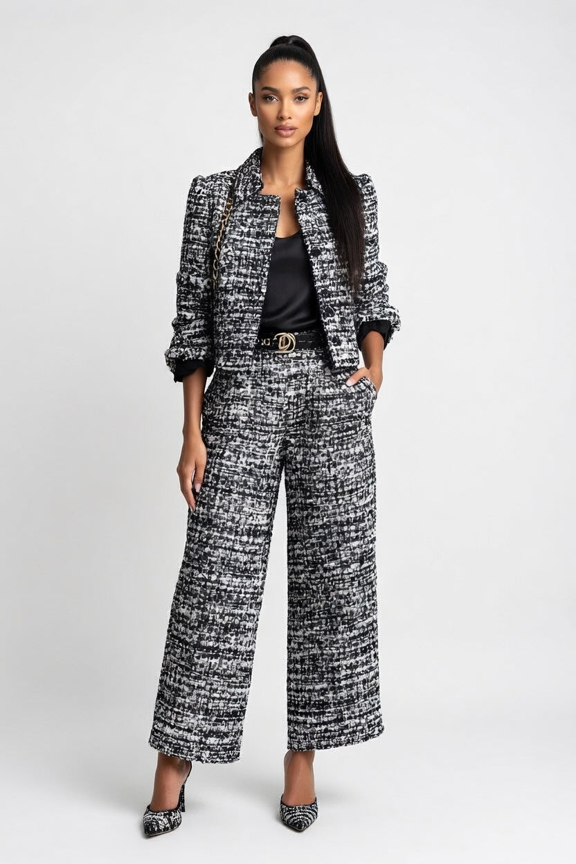 Tailored Blazer Wide Leg Co-ord — front view