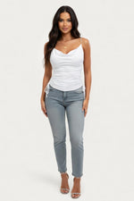 Deep V Cami Top — front view