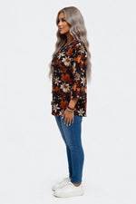 Botanical Print Tee — side view