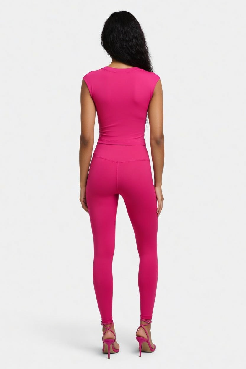 Backless Sports Bra Top — back view