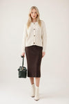 Slit Knit Skirt