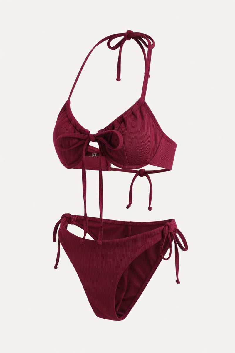 Split Bikini Set — side view