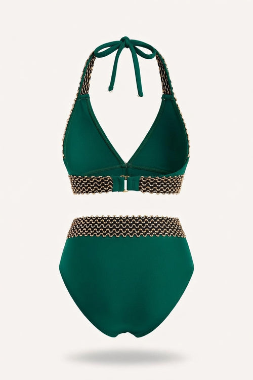 High Waist Bikini Set — back view