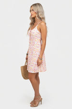 Halter Mini Dress — side view