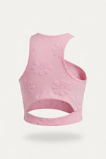 One Shoulder Print Swimsuit — back view