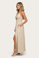 Halter Pocket Dress — side view