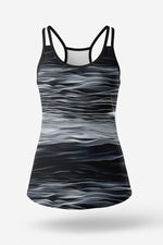 Split Swim Skirt Set — Print 7