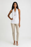 Halter V-Neck Top