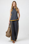 Contrast Wide Leg Co-Ord Set