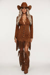 Tassel Detail Mini Dress