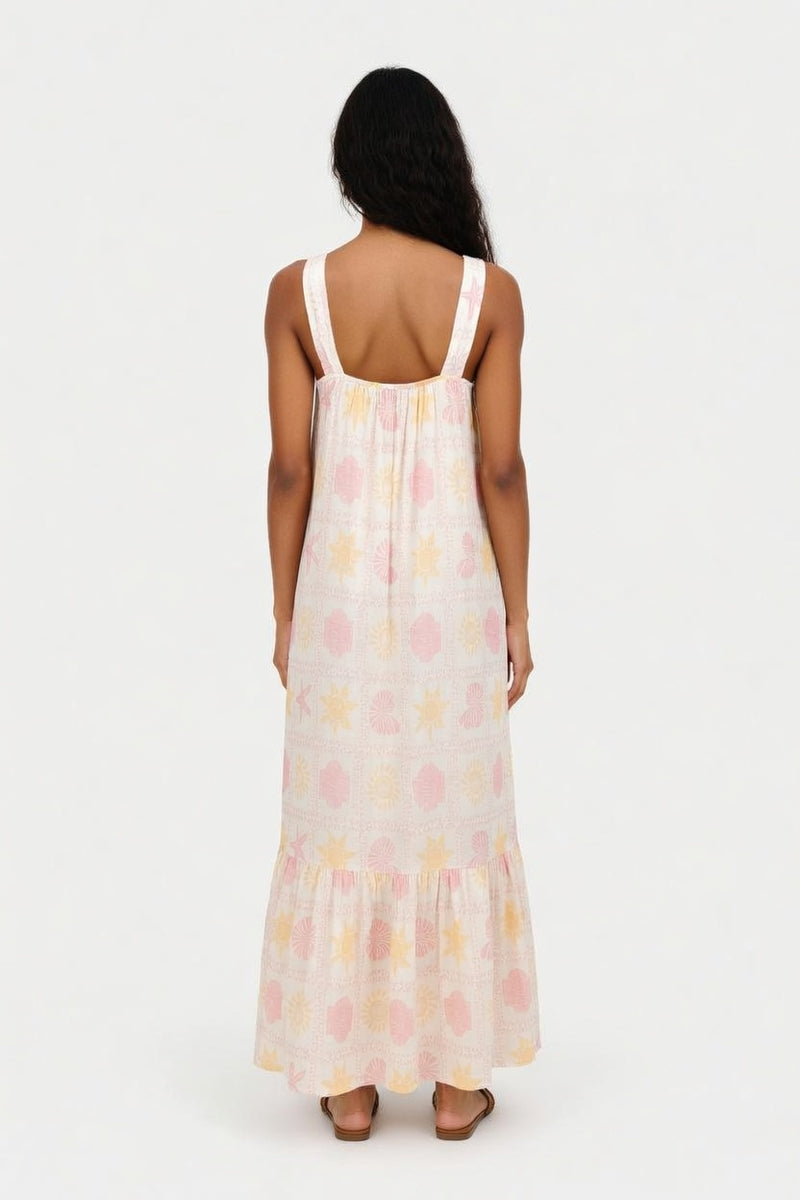 Halter Slip Dress — back view
