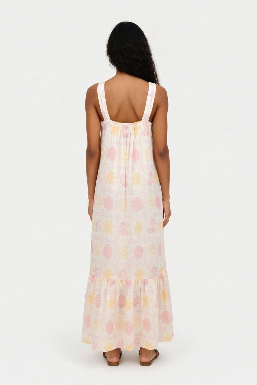 Halter Slip Dress — back view