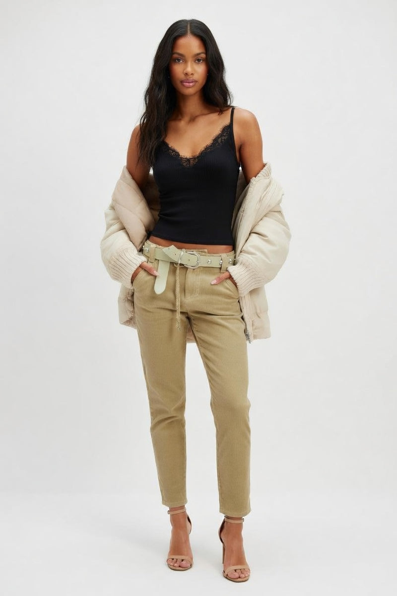 Lace Camisole Top — front view