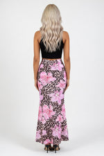 Fishtail Pleated Skirt — back view