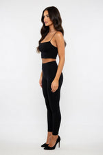 Backless Halter Top — side view