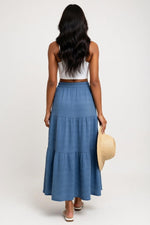 Pleated Mini Skirt — back view