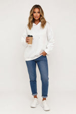 Hooded Cotton Sweatshirt — front view