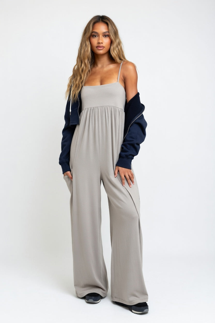 Off-Shoulder Bodycon Dress — Light Grey