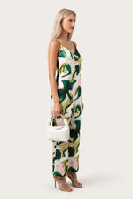 Satin Slip Dress — side view