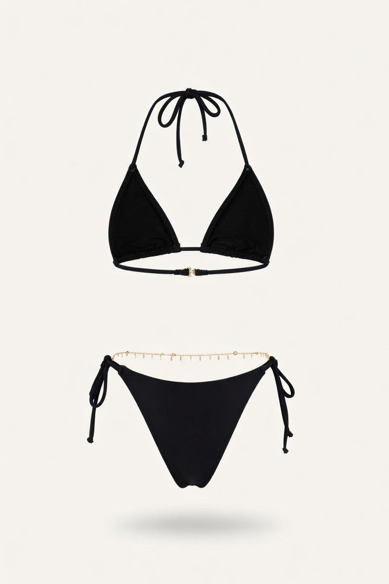 High-Waisted Bikini Set — back view