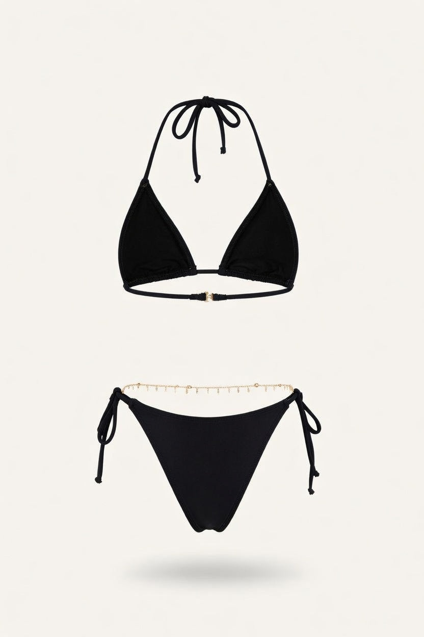 High-Waisted Bikini Set — back view