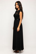 Chiffon Wrap Dress — side view