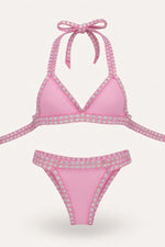 Crochet Bikini Set — All Pink
