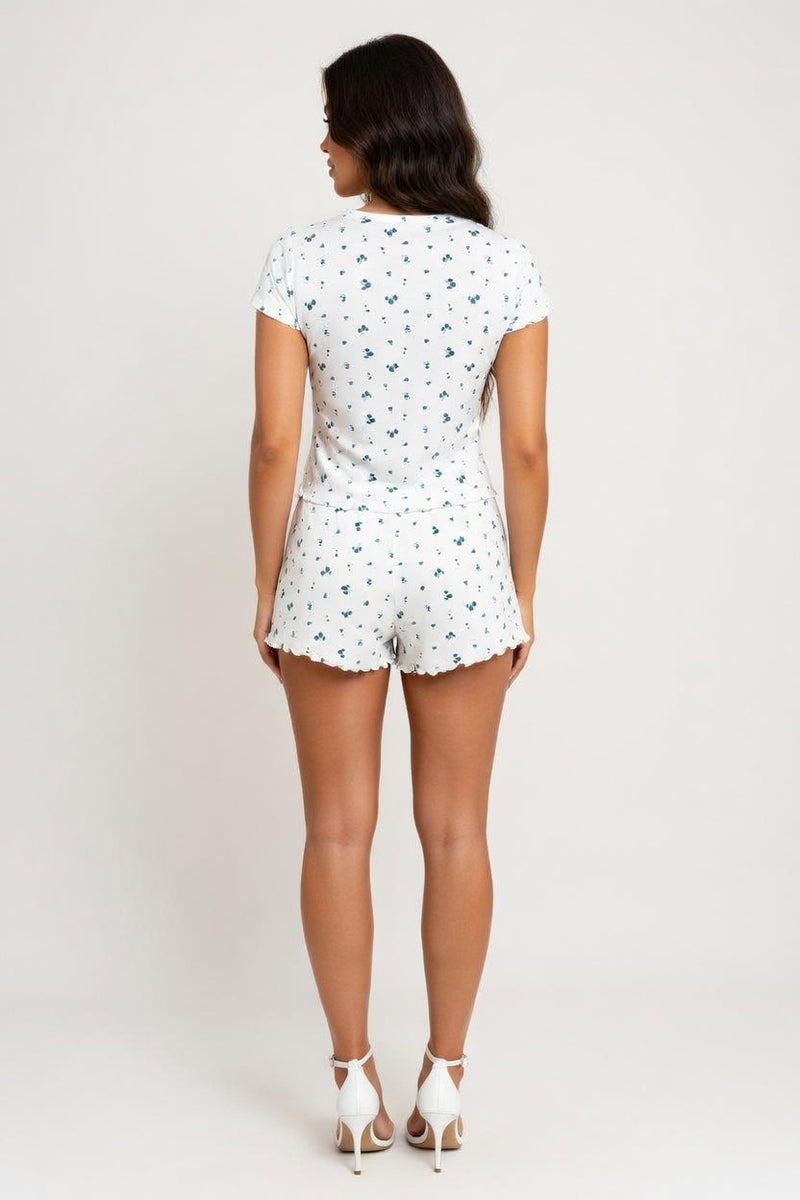 Floral Co-Ord Set — back view