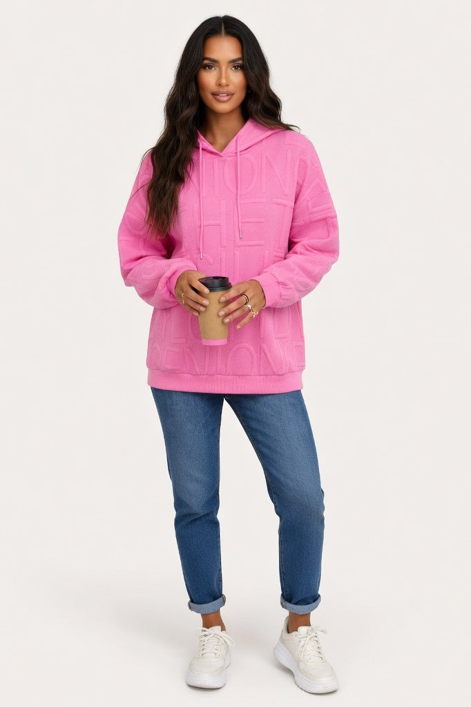 Letter Sweatshirt — Pink