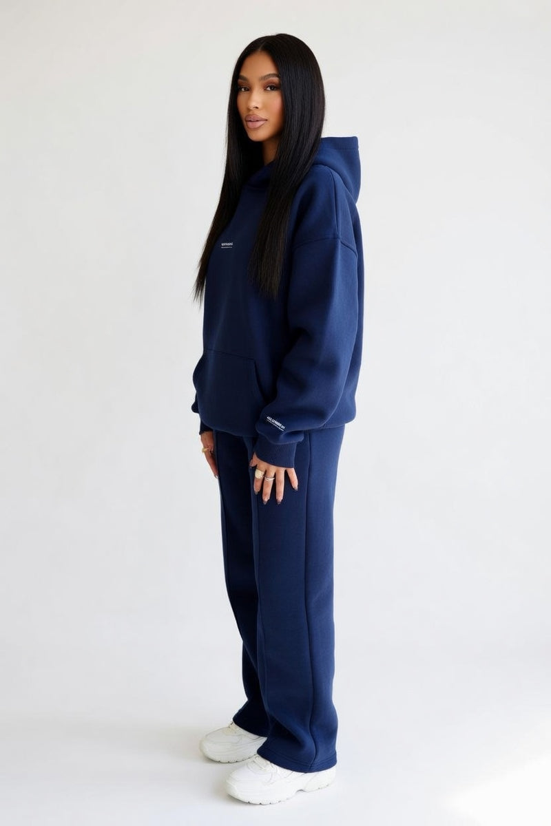 Printed Hoodie & Joggers Co-ord — side view