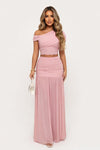 Pleated Midi Skirt