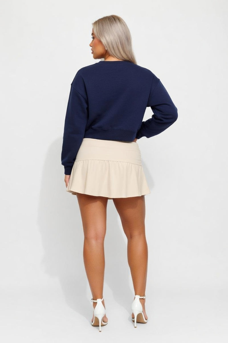 Pleated Tennis Skirt — back view