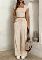 Tailored Co-ord Set — Apricot — colour variant