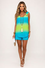 Gradient Co-ord Set — Blue Green Gradient