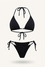 Triangle Bikini Set — Black