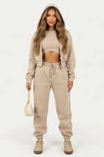 Hooded Sweat Set — Cream White