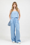 Halter Top & Wide Leg Trouser Co-ord