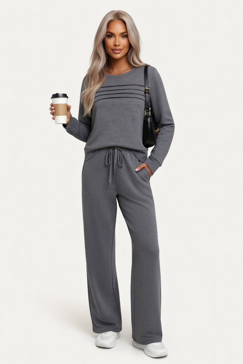 Tailored Co-Ord Set — Dark Grey