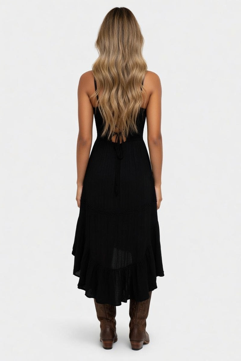 Strappy Slip Dress — back view