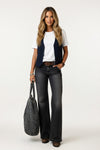 Wide Leg Denim Jeans